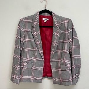 Bar III women’s plaid blazer jacket size 4